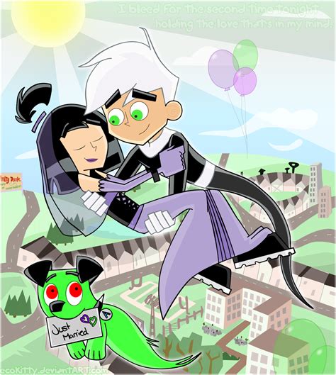 danny phantom and sam love